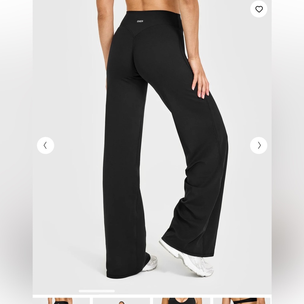 Oner Active Black Wide-Leg Pants